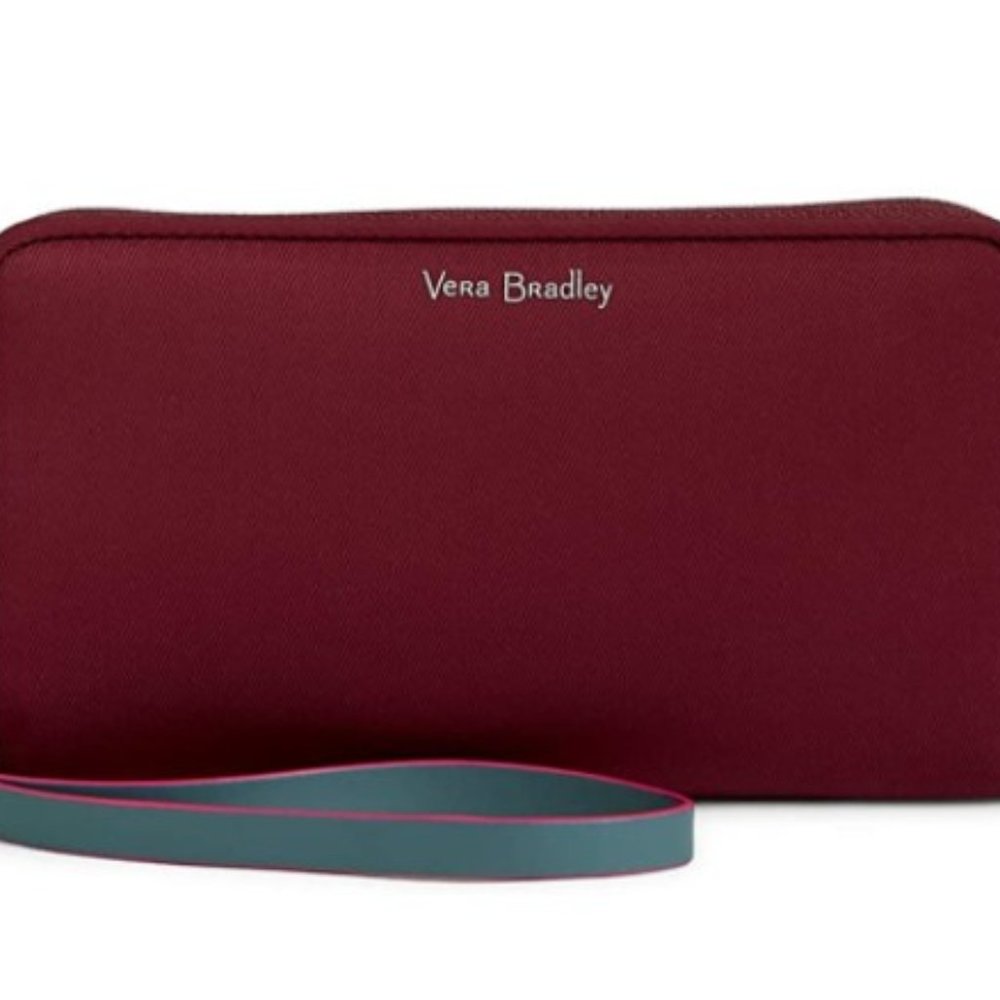 VERA BRADLEY Midtown Wallet Hawthorn Rose VGUC